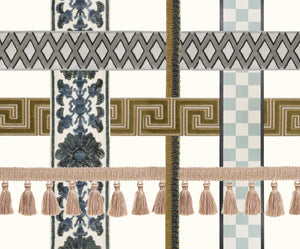 Collage of trim and borders