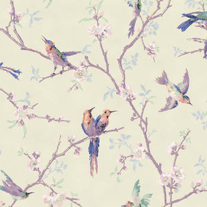 Bird and Blossom 4 Wallpaper