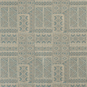 Batik in Aquamarine Fabric