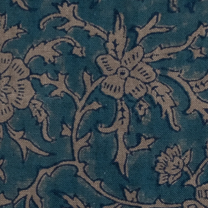 Brittany Blue Tan Fabric