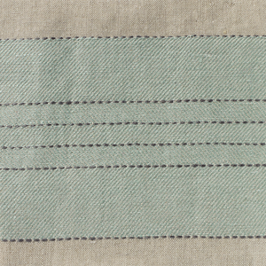 Broad Stripe Celadon Fabric