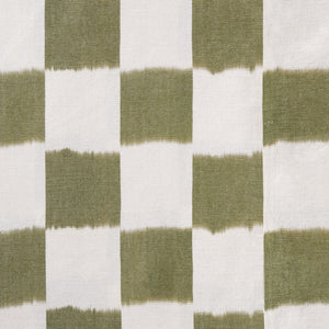 Checkerboard Green Fabric