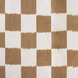 Checkerboard Toffee Fabric