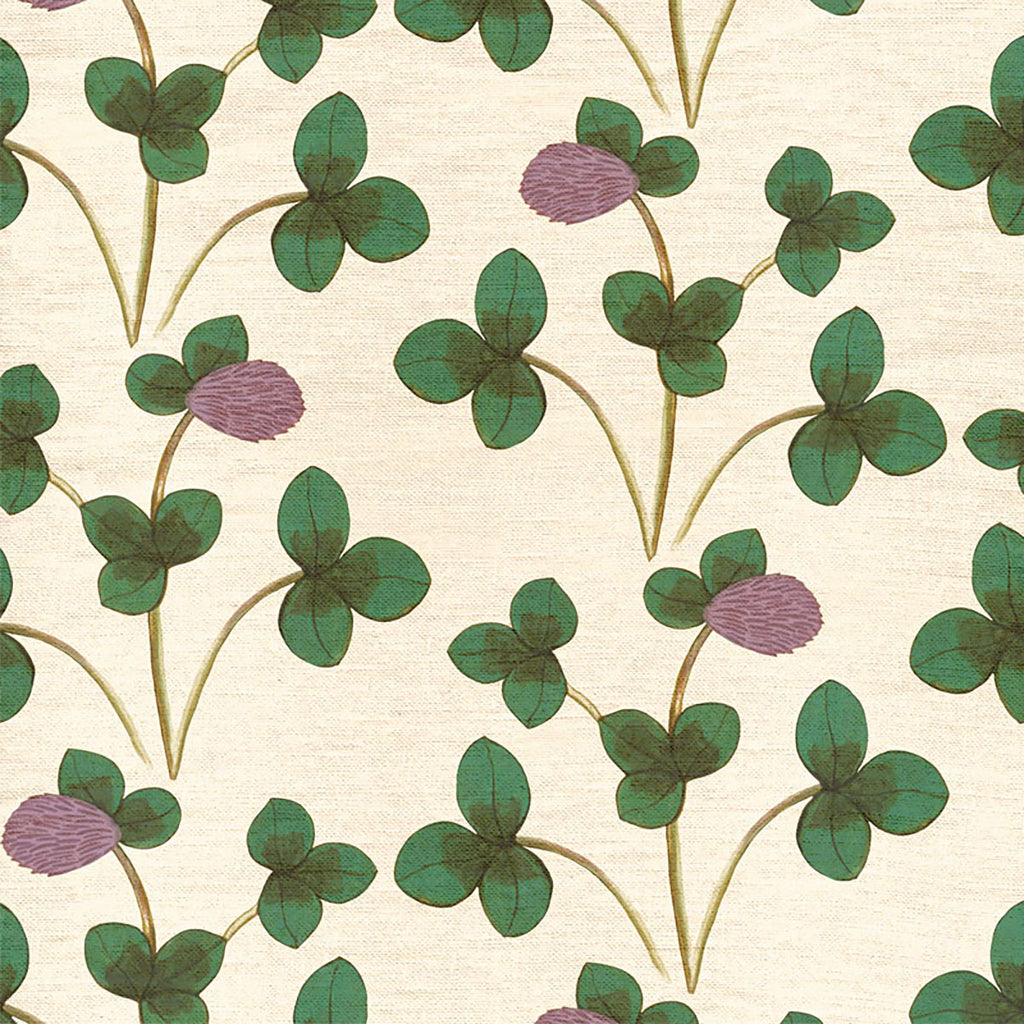 Chints Constance Fabric in Green and Lilac – Fritz Porter