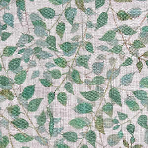Confetti Leaves Malachite Fabric