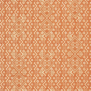 Criss Cross in Burnt Orange Sand Fabric