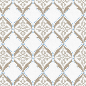 Calio with Hand Embroidery Desert Taupe Fabric