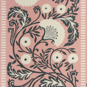 Eastern Garden Pink Wallpaper