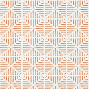 Envelope Stripe Peach Wallpaper