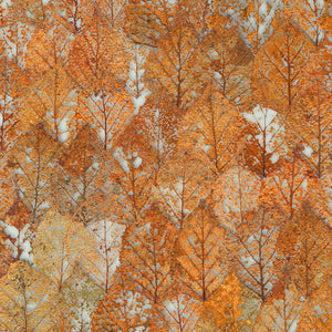 Fall Leaves Layered Wallpaper