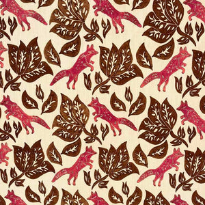 Foxy Chocolate Pomegranite Fabric