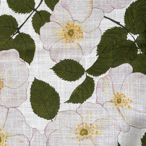 Hedgegrow Rosa Natural Fabric