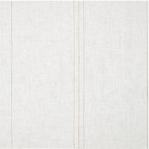 Drawn Thread Hemstitch Rows Ivory White Fabric