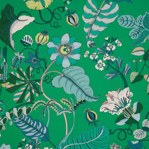 Fantasia Jungle Jade Fabric