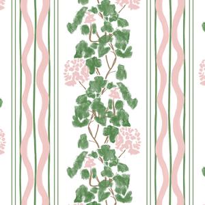 Clara Spring Pink Wallpaper