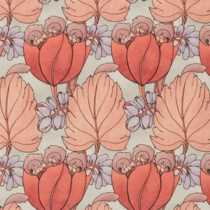 Regency Tulip Lacquer Fabric