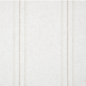 Drawn Thread Ladder Stitch Rows Ivory White Fabric