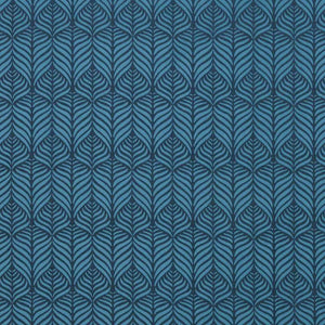 Quill Weave Lapis Fabric