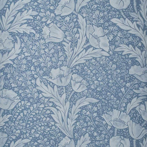 Tudor Poppy Lapis Wallpaper