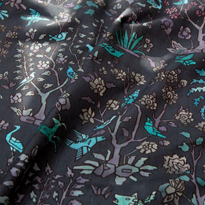 Mighty Jungle Cotton Midnight Fabric