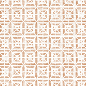 Mini Envelope Stripe Peach Fabric