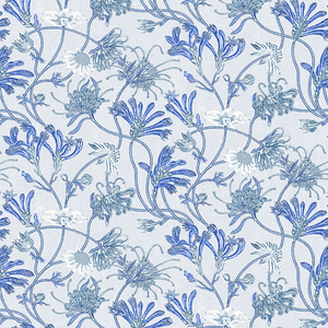 Native Meadow Blue Wallpaper