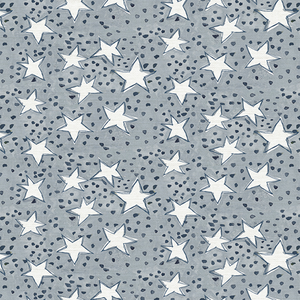 Oh My Stars Chambray Wallpaper
