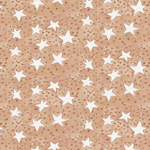 Oh My Stars Peach Wallpaper