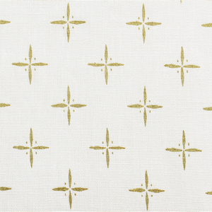 Petite Cross + Dot Gilded Ivory Fabric