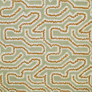 Moorish Maze Pale Celadon Fabric