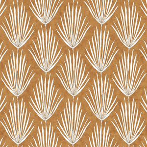 Palm Parade Relief Terracotta Fabric