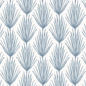 Palm Parade Bluebird Fabric