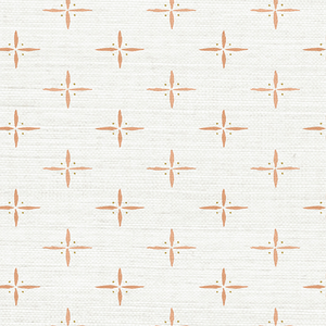 Petite Cross + Dot Peach Wallpaper
