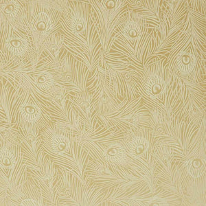Hera Plume Pewter Gold Wallpaper