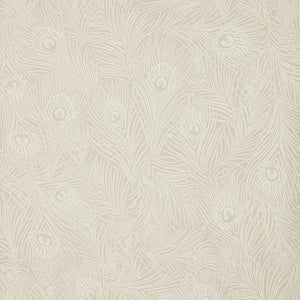 Hera Plume Pewter White Wallpaper