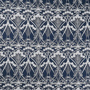 Ianthe Bloom Pewter Fabric
