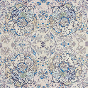 Bloomful Journey Powder Blue Fabric