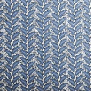 Cassis Grasscloth Prussian Blue Wallpaper