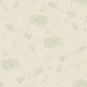 Anthurium Waltz Seabright Wallpaper
