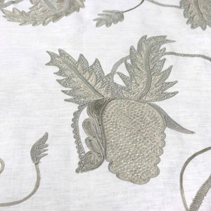 Sugarbush Silver Fabric