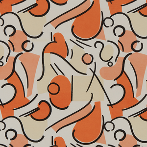 Orpha Tangerine Fabric