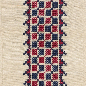 Tarsus Braid in Red Indigo Fabric