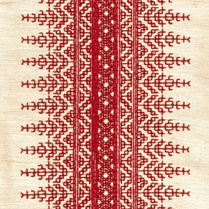 Temera Braid in Antique French Red Fabric