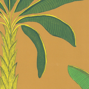 Tropical Gamboge Yellow Wallpaper