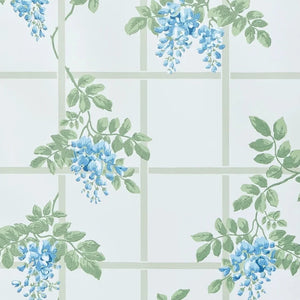 Templeton Trellis True Blue Wallpaper
