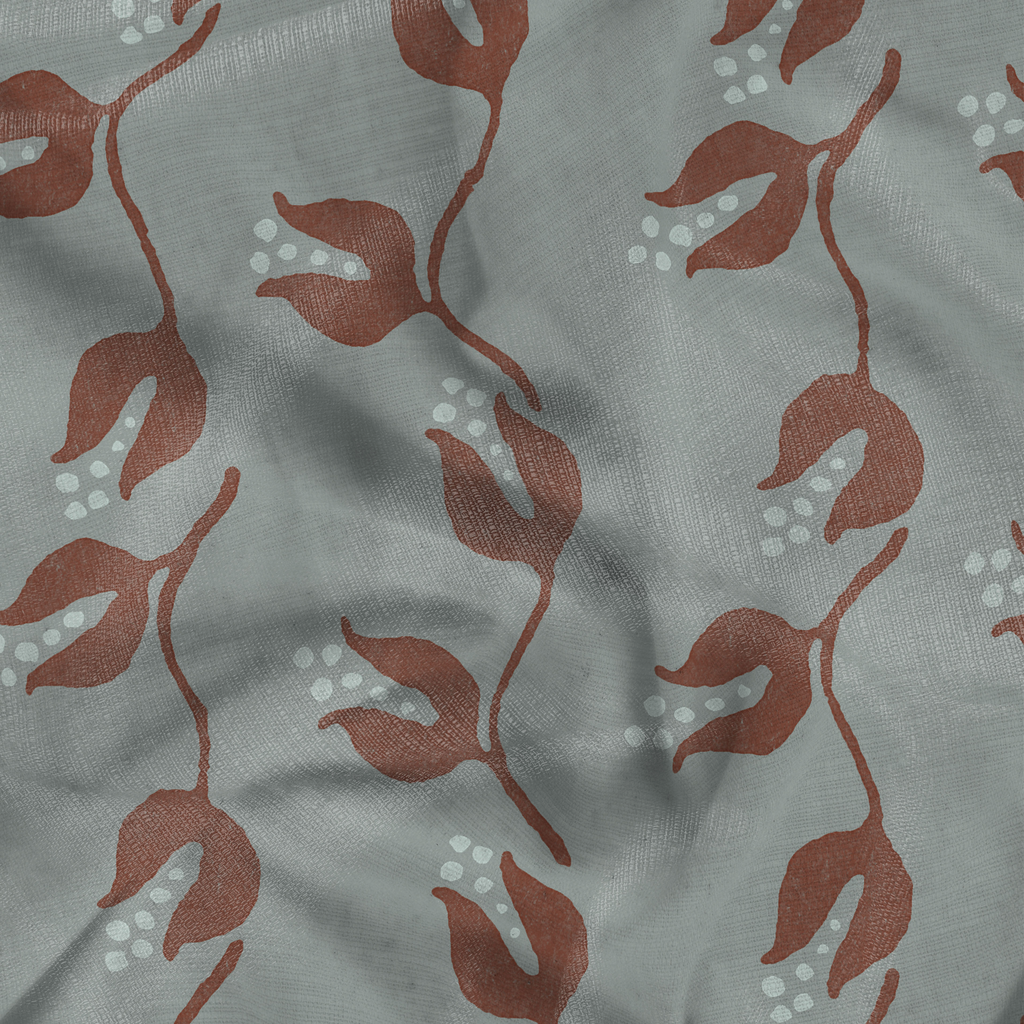 Vine Ruby Duckegg Fabric – Fritz Porter