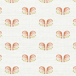 Willow Persimmon Wallpaper