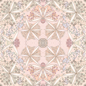 Bloomful Geometry Wisteria Wallpaper