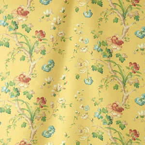 Peony Trail Yellow Fabric