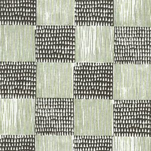 Guinea Plaid Charcoal Willow Fabric